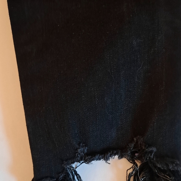 Abercrombie & Fitch Simone Distress  Classic Black Women's Jeans Size 4 - Picture 6 of 6